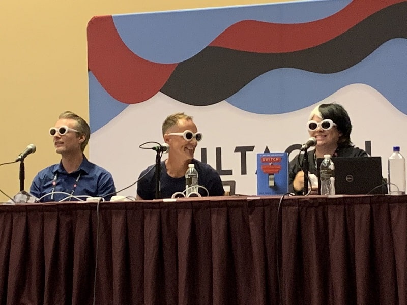 Left to right: Tim Fox, Jeffrey Roach, Marti Phillips