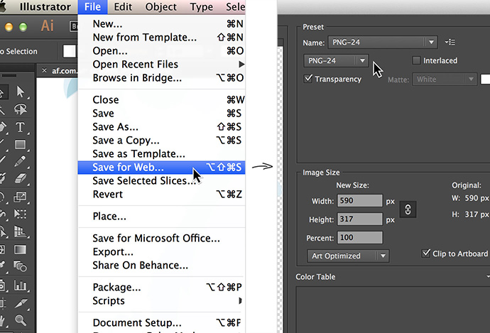 screenshot of how to bake your strokes in Adobe Illustrator