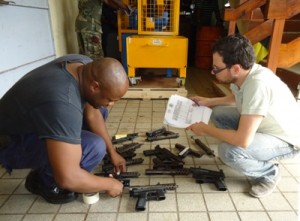 Close to 400 small arms and one tonne of small arms ammunition were destroyed in Antigua and Barbuda