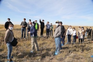 2013 UN Disarmament Fellows at the former Soviet nuclear weapons test site at Semipalatinsk, Kazakhstan