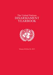 United Nations Disarmament Yearbook
