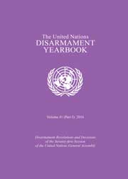 United Nations Disarmament Yearbook