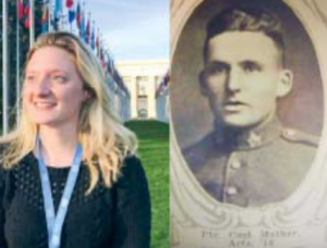 Julie Clark and her Great Uncle