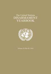 United Nations Disarmament Yearbook