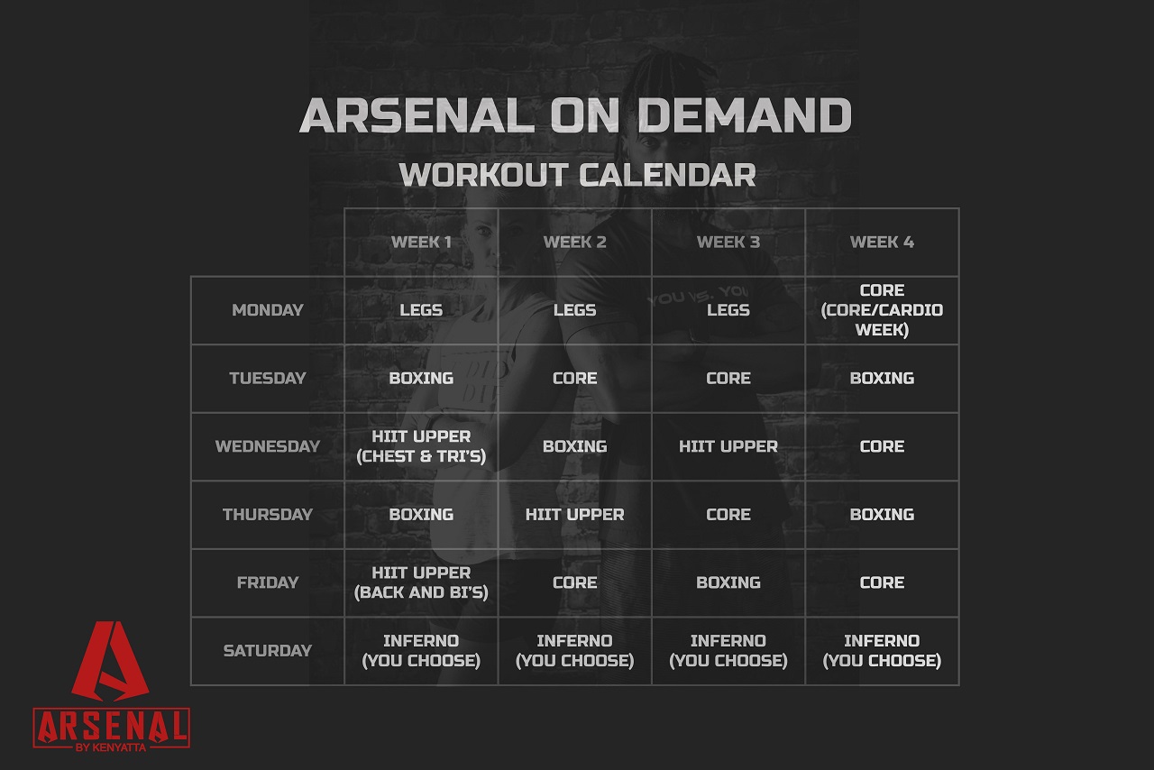 Calendar Arsenal On Demand