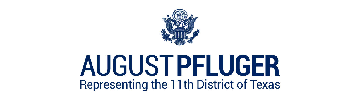 Rep. August Pfluger banner