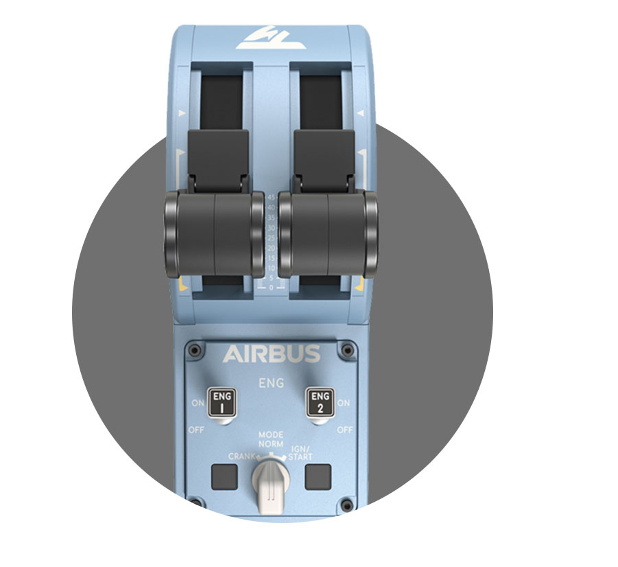 Thrustmaster TCA Quadrant Airbus Edition: Authentic Aviation