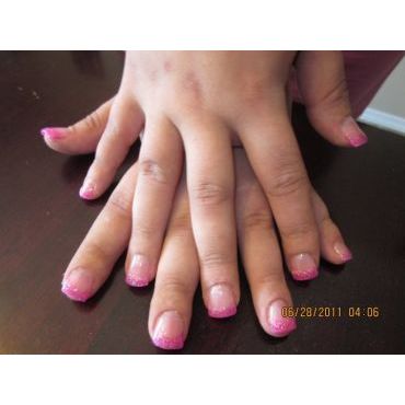 Example Gel Nails: with color $40.00