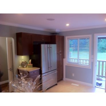 Kuris Family volunteer project kitchen.