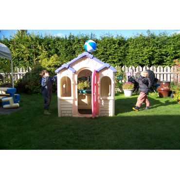 Our play yard.