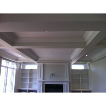 installed crown moulding 