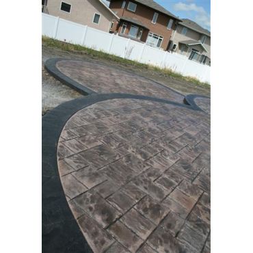 Ashler Slate Stamped Patio