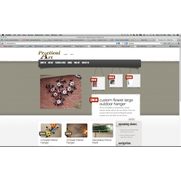 Practical Art e-commerce website