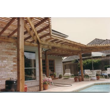 Cedar patio
