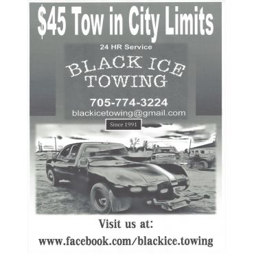 $45 Tow Anywhere Within City of Sudbury