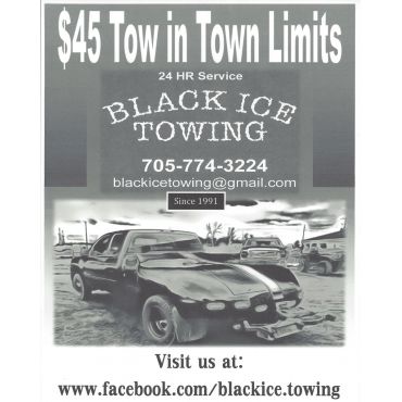 $45 Tow Anywhere in Town of Parry Sound