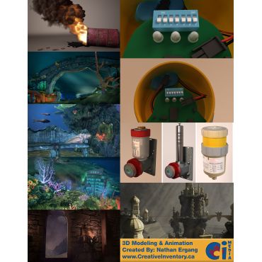 3D Models Animation Effects
