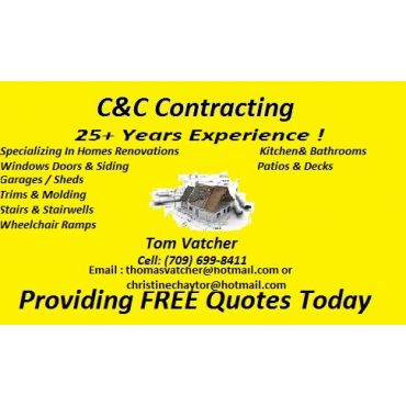 C & C Contracting logo