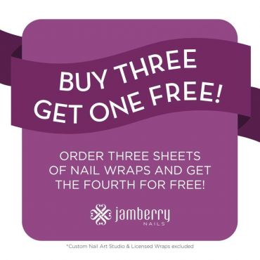 Jamberry Nails always buy 3, get 1 free!