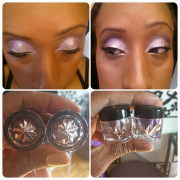 Younique Pigments "Flirty" and "Regal"
