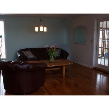 Blue Accent Wall Repaint