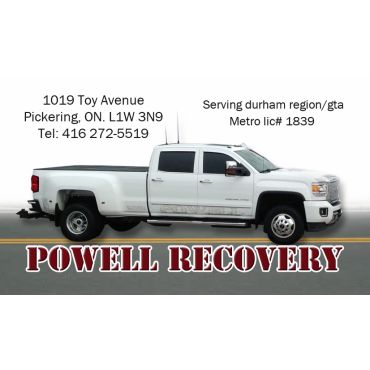 Powell Recovery and Towing Service logo