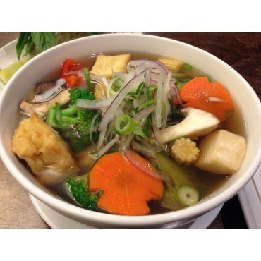 Vegetarian Pho with Vegetable Broth