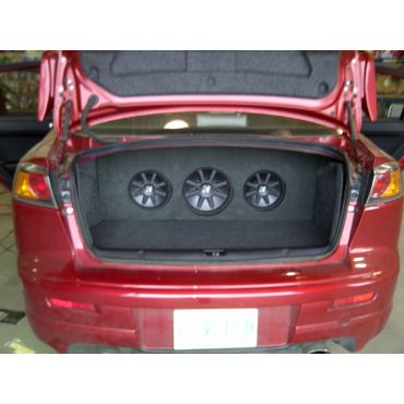 Mitsubishi Lancer, 3 Subs,custom box