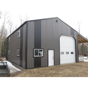 30'w x 40'l x 16'h with lean to