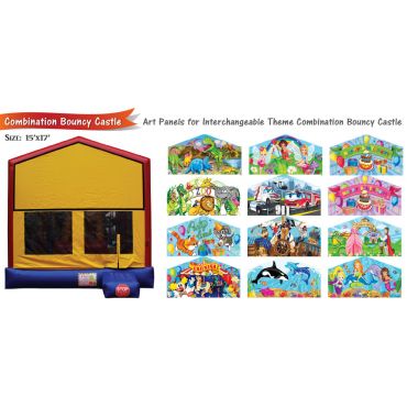 interchangeable theme bouncy castle