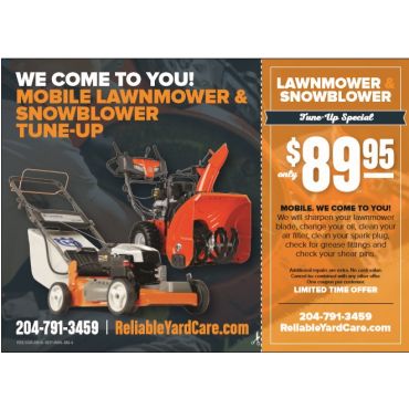 Lawnmower & Snowblower Tune-Up Special