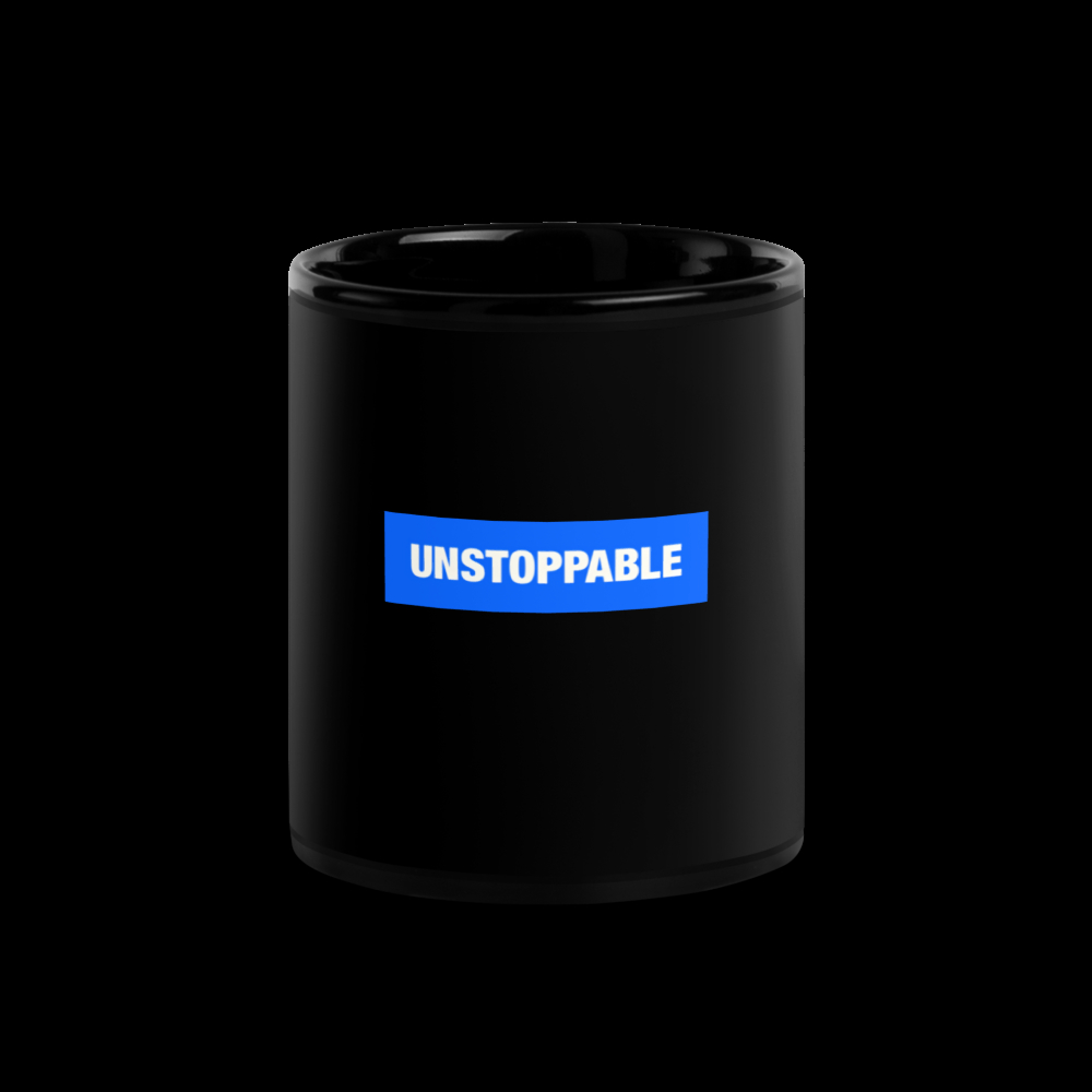 Black Glossy Mug — view 4