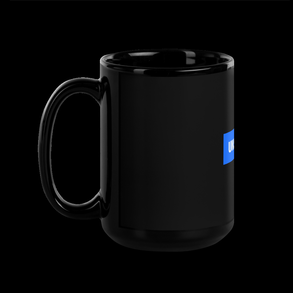 Black Glossy Mug — view 2