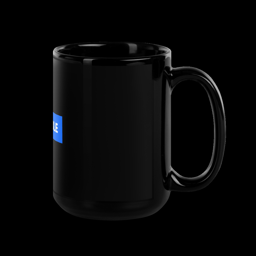 Black Glossy Mug — view 5