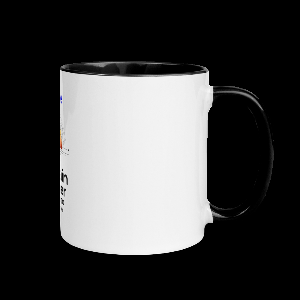 White Ceramic Mug with Color Inside