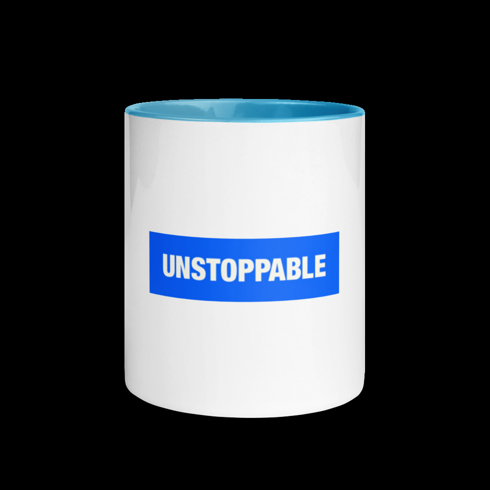 White Ceramic Mug with Color Inside