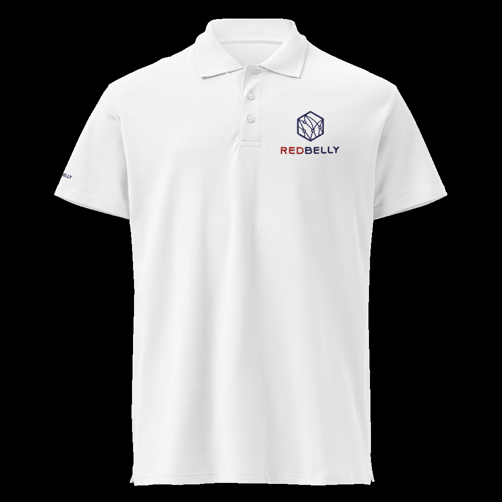 Unisex Premium Pique Polo Shirt | Redbelly | White