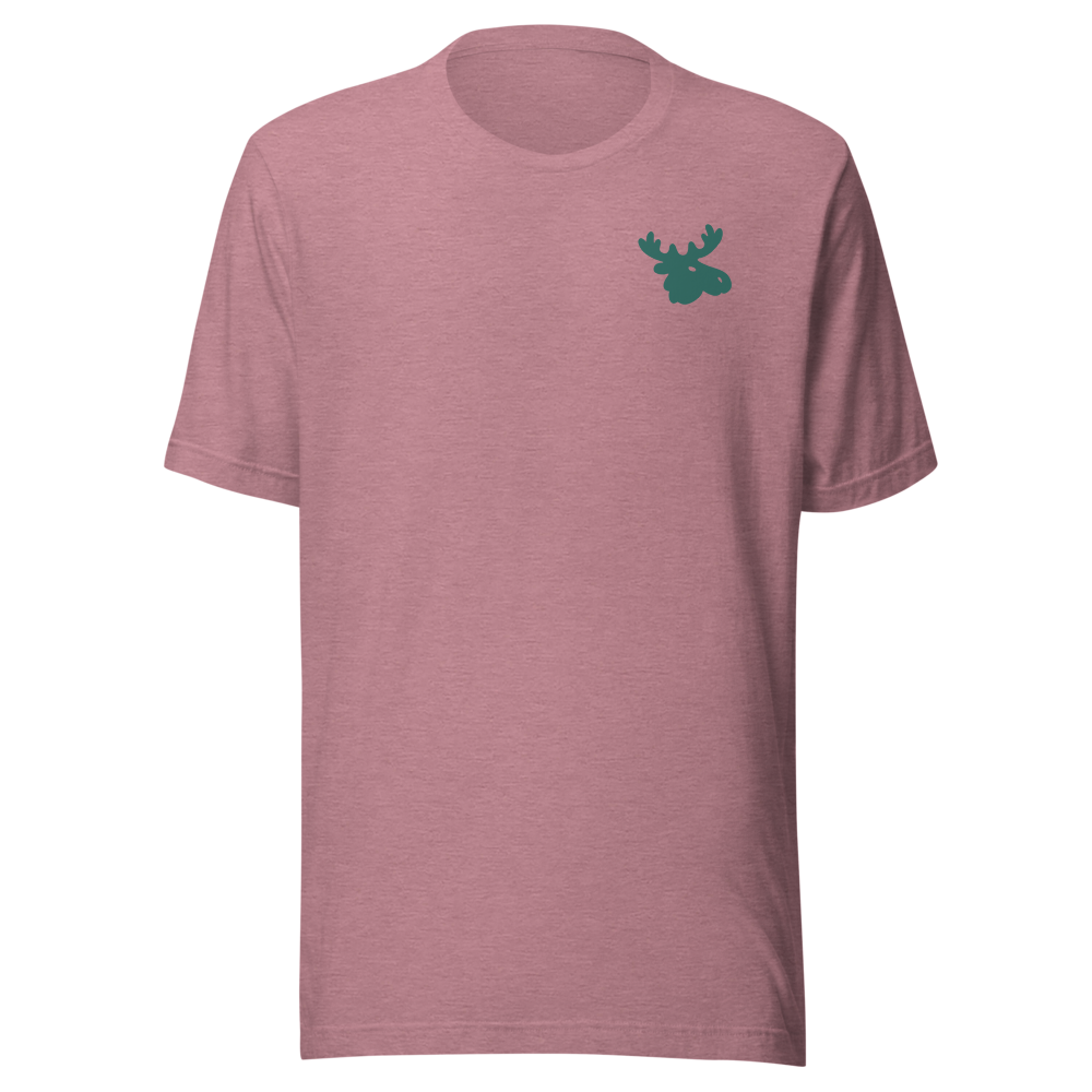Moose Head Unisex Short Sleeve Tee (multiple colors)