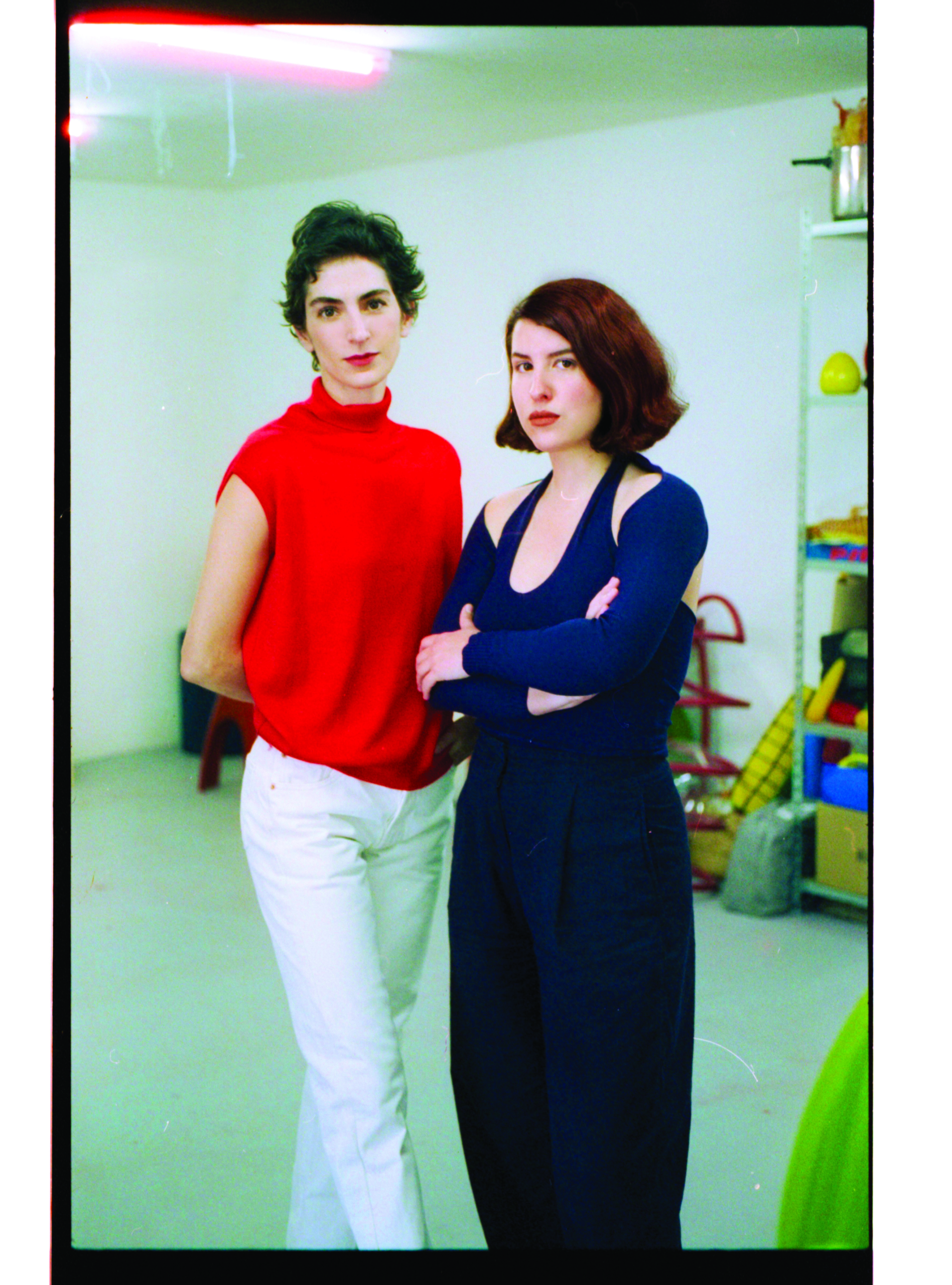 Inés Quezada and Inés Llasera standing together