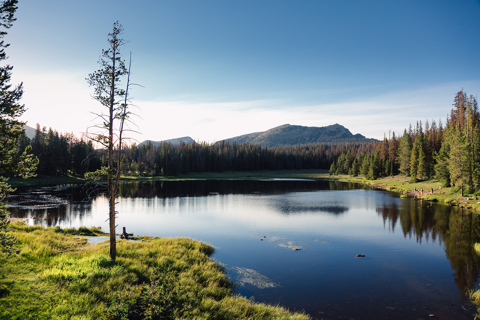 A lake in the mountains at Deer Valley