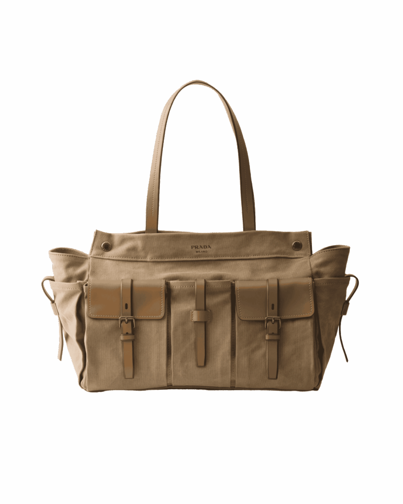 Prada leather tote