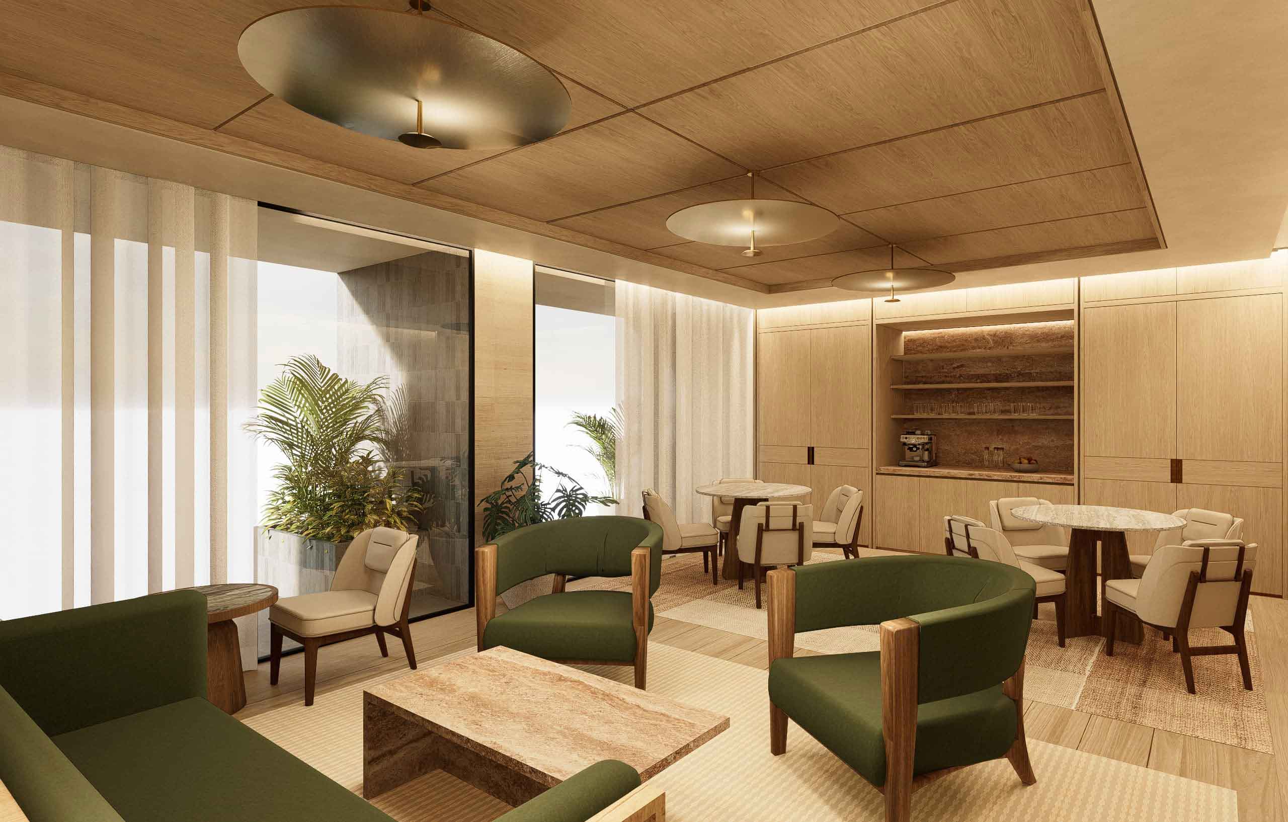Pendry Residences Mexico City living room