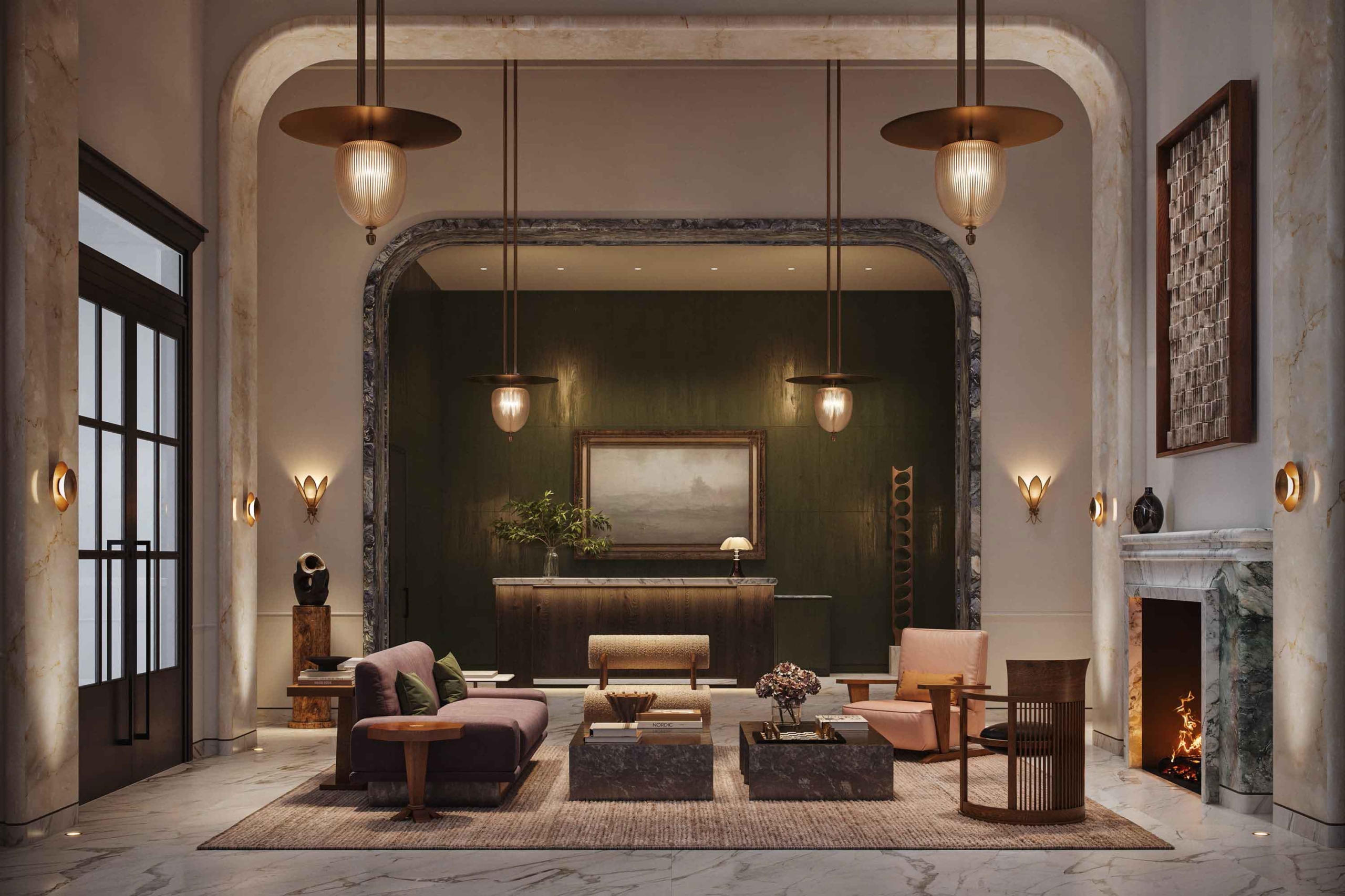 Pendry Residences Nashville living room