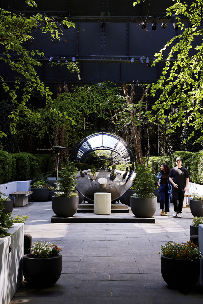 The courtyard at Pendry Baltimore