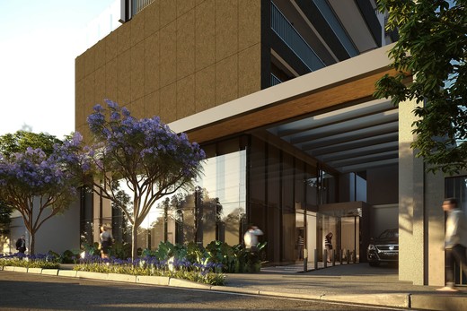 Conheça Portaria do imóvel - Apartamento 3 quartos Lançamento La Casa Brooklin - Residencial - São Paulo,SP Brooklin Paulista, à venda - R$ 1.003.190 - II-12369-22056 - 3 Portaria - 3