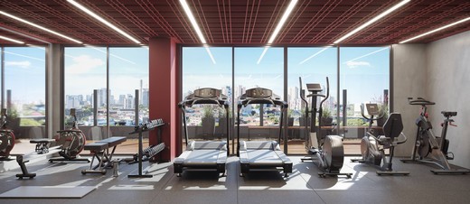 Conheça Fitness do imóvel - Apartamento 3 quartos Lançamento La Casa Brooklin - Residencial - São Paulo,SP Brooklin Paulista, à venda - R$ 1.003.190 - II-12369-22056 - 9 Fitness - 9