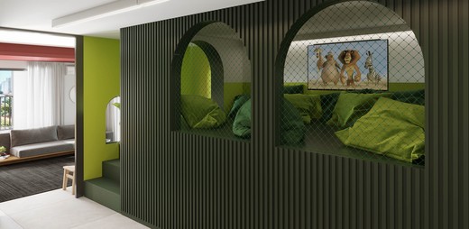 Conheça Espaco kids do imóvel - Apartamento 3 quartos Lançamento La Casa Brooklin - Residencial - São Paulo,SP Brooklin Paulista, à venda - R$ 1.003.190 - II-12369-22056 - 10 Espaco kids - 10