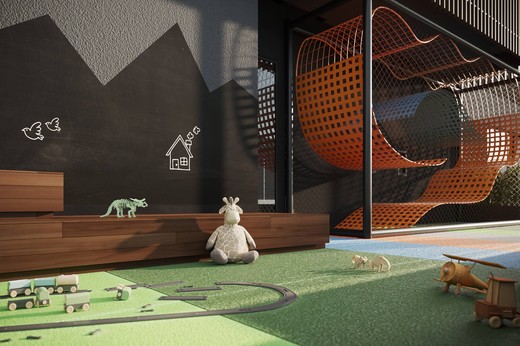 Conheça Playground do imóvel - Apartamento 3 quartos Lançamento La Casa Brooklin - Residencial - São Paulo,SP Brooklin Paulista, à venda - R$ 1.003.190 - II-12369-22056 - 13 Playground - 13