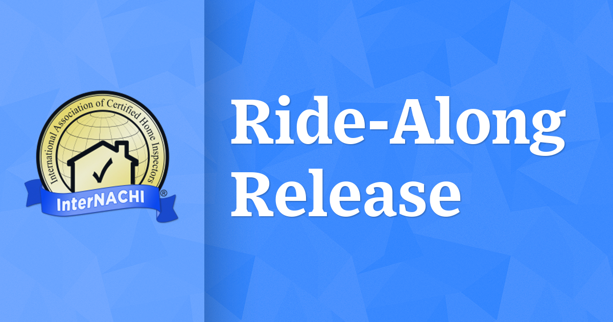 RideAlong Release InterNACHI®