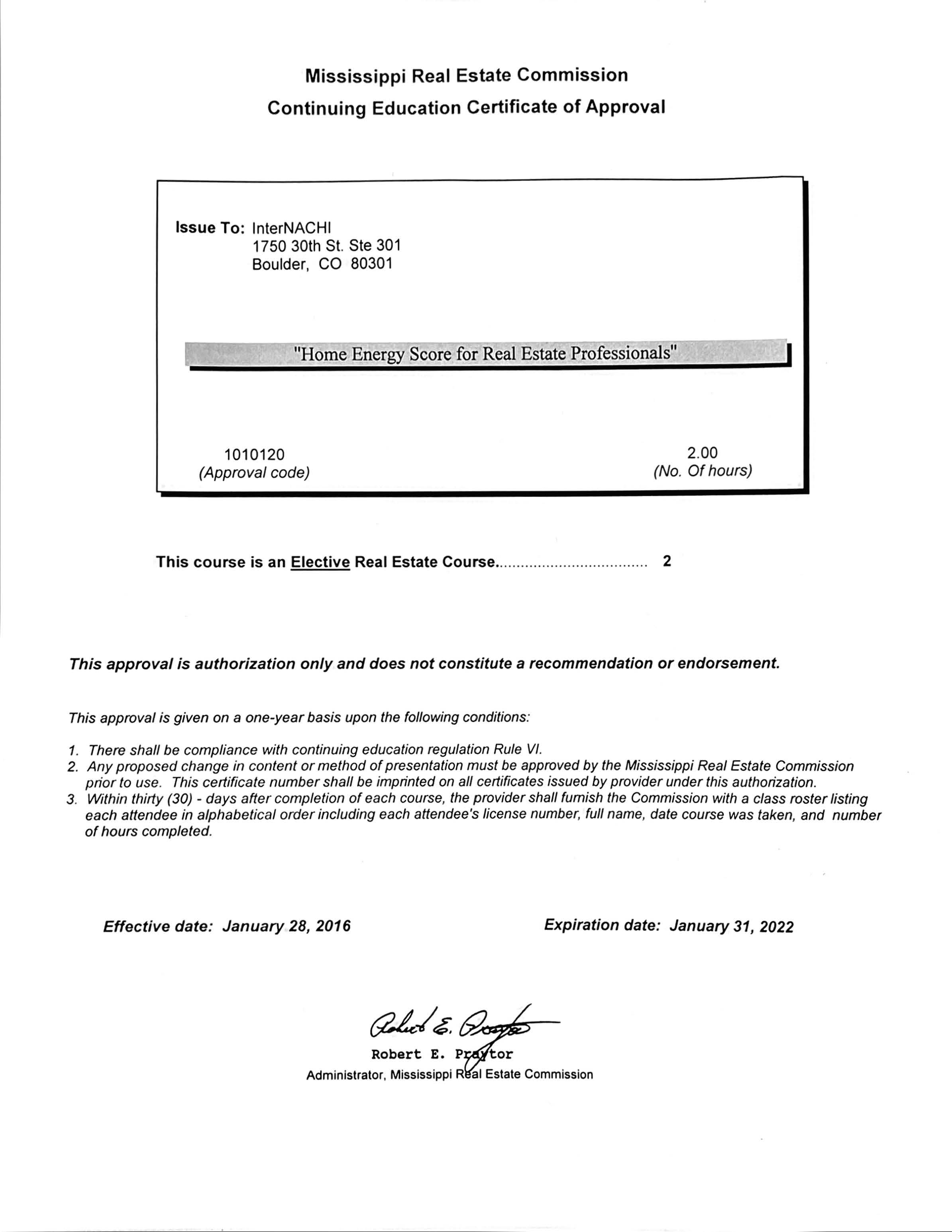 Free, Online Continuing Education for Real Estate Agents in Mississippi